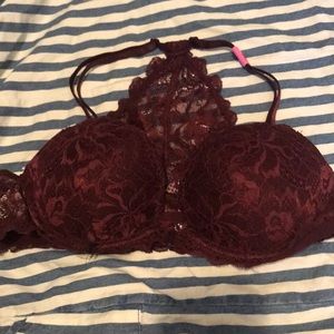 NEW W TAGS PINK front close bra 34B